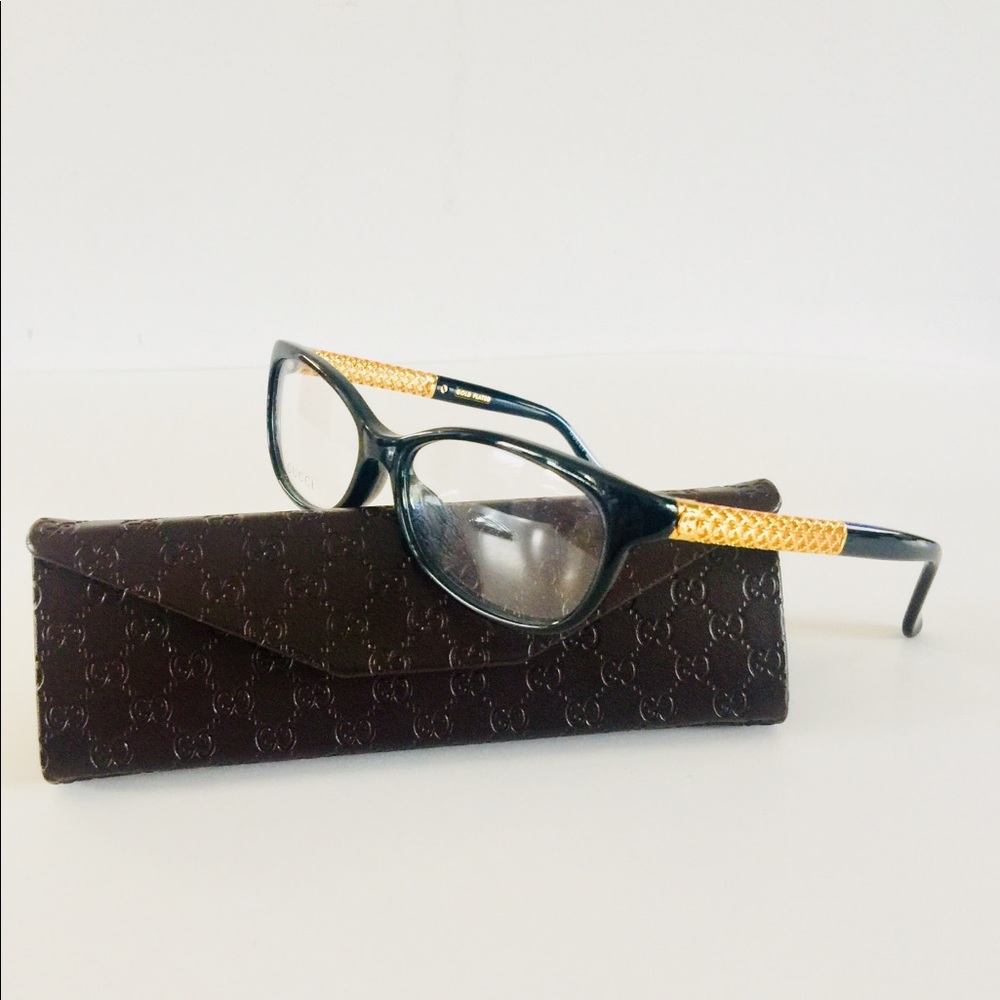 Gold Plated Gucci Reading Glasses!!!